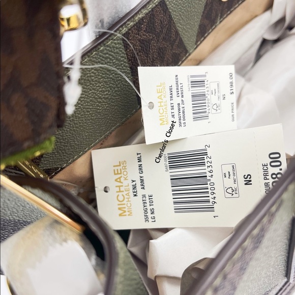 🌿NeW! Michael Kors Kenly LG Logo Tote Set - Picture 3 of 10